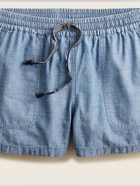 J.Crew Chambray Pull-On Shorts | Size Small